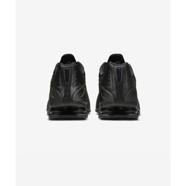 Nike Мужские кроссовки Shox R4 Triple Black 2025 Ярко-малиновый HQ1988-001