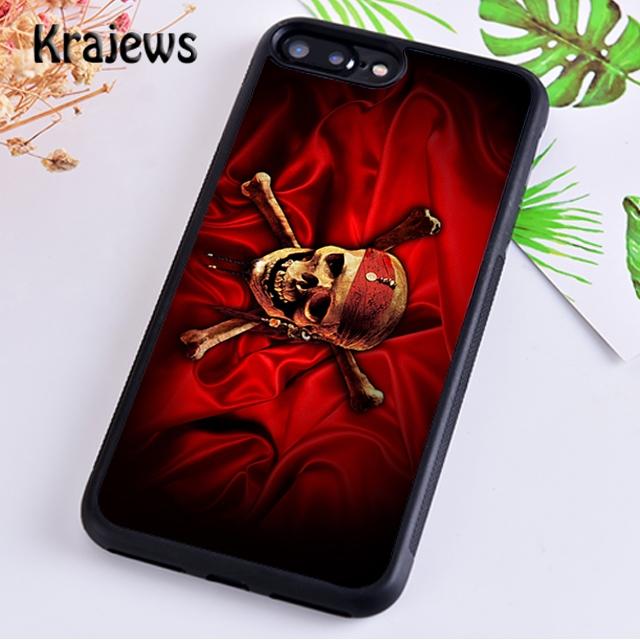 Pirate Skull Cross Bones Printed For iPhone 17 Air 16 Phone Case Cover 15 14 plus 12 13 pro max Fundas