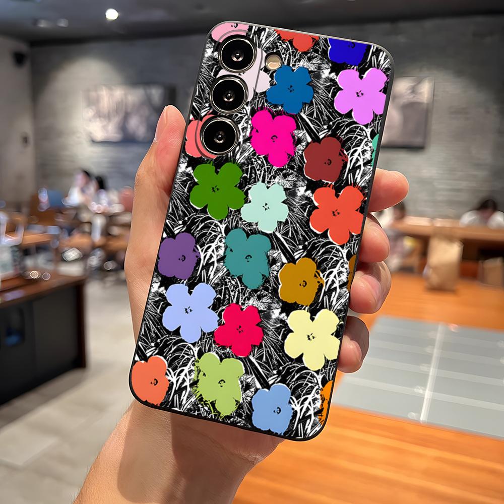 Чехол для телефона с принтом Энди Уорхола для Samsung S23 Ultra S24 S22 S20 Fe S21 Plus Galaxy A54 A34 A24 A53 A13 A16 Задняя крышка