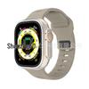 iWatch7 Diamond Buckle Horizontal Stripe S9 Silicone Strap for Apple Watch 8/Ultra