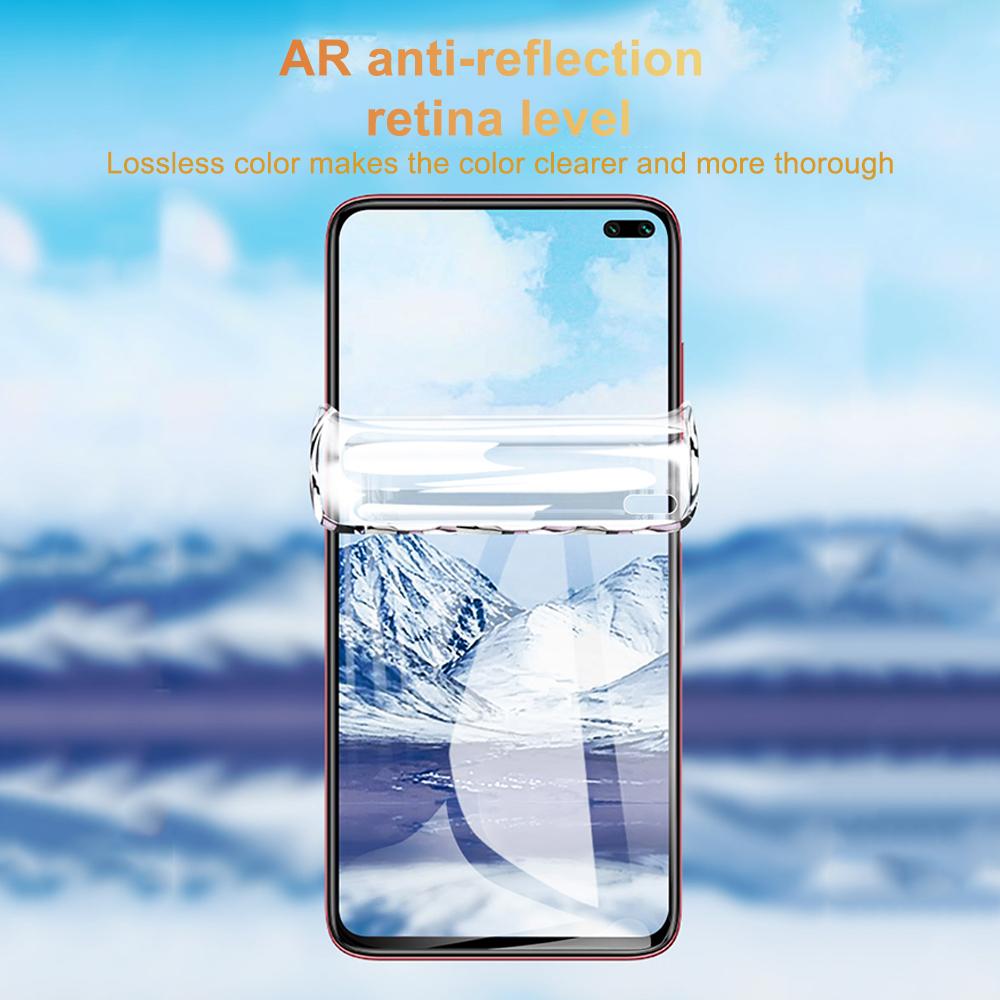 2 шт. HD гидрогелевая пленка для iPhone Samsung Huawei Honor Xiaomi Redmi OPPO Realme Vivo OnePlus Защитная пленка для экрана телефона мягкое полное покрытие