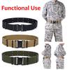 [brisand] Men's Outdoor Sports Military Tactical Nylon Waistband Canvas Web Belt Dazzling