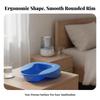 Bedpan Easy to Clean Polymeric Sleek for Bedridden Patients, Elderly