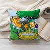 Cartoon CCatdogS Pillow Case Home Decoration Cushion Cover Suitable For Bedroom Car Office Sofa