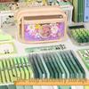Baji Large Capacity Transparent Pencil Case for Students - 2025 New Arrival