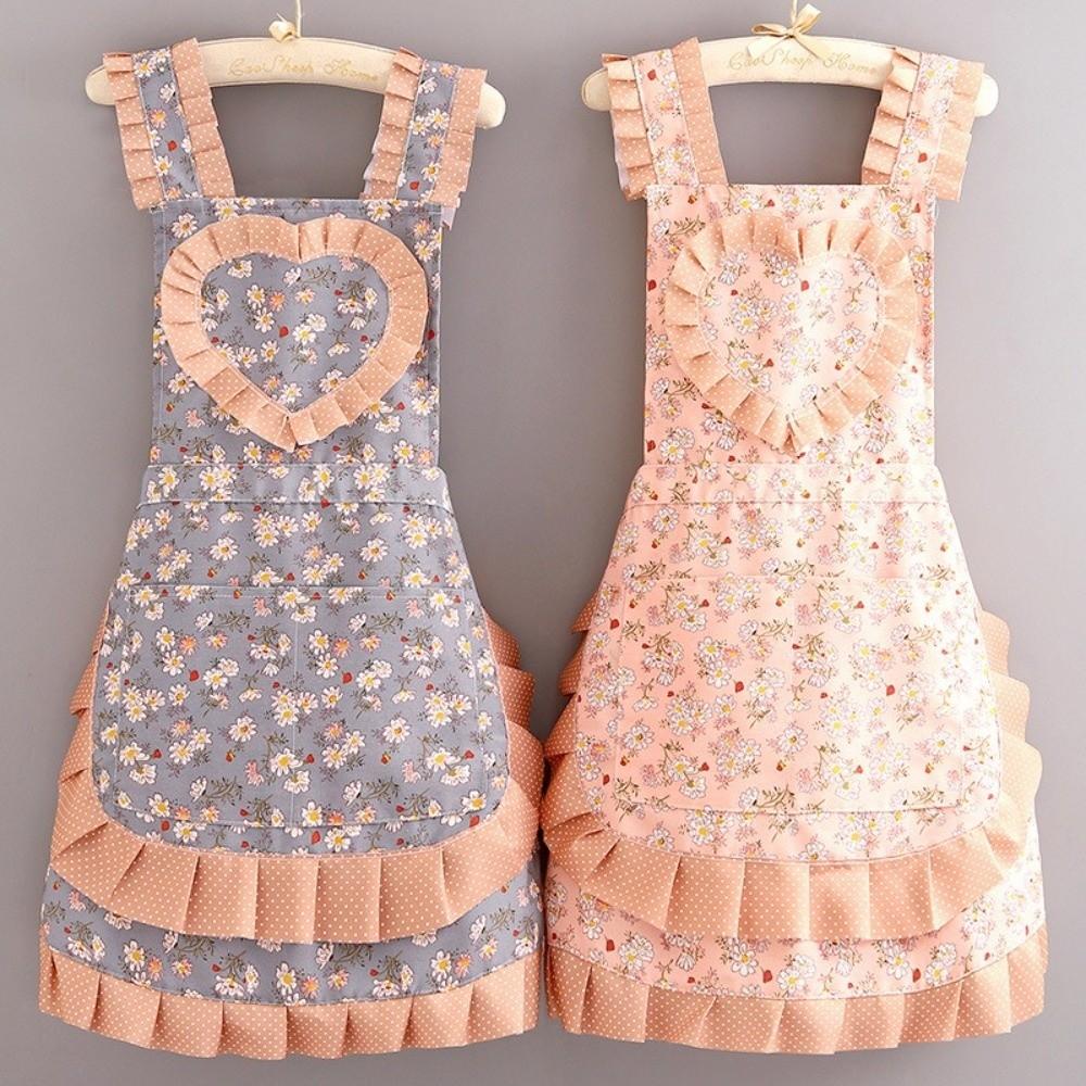 Wear-resistant Korean Style Apron Breathable Stylish Apron Comfortable Work Attire Apron Gardening
