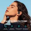 Open Ear Earbuds Wireless Headphones 40HRS Playtime Fast Charging Digital Display Open Ear Headphones with Ergonomic Earhook