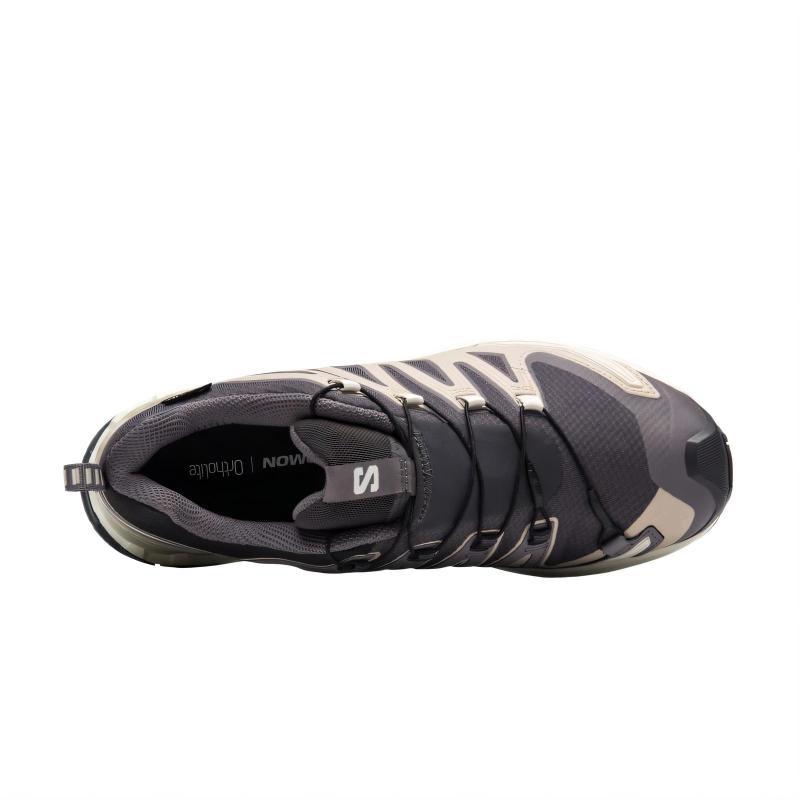 SALOMON XA Pro 3D V9 Амортизация, Водонепроницаемая и Дышащая Поддержка Низкий верх Походные Ботинки Женские Темно-серые Черные Кроссовки 477447