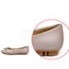 2024 Summer Women SHoes Deep Toe Gold Sequin Flat Shoes Non-slip Pregnant Womens Shallow PU Leather Loafers Chaussure Femme