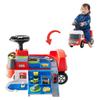 [Official] Ides Tomica Ride-On Toy for Ages 1+, Transformable Drive Pit, Kick-Ass Car, Indoor Play, Storage, Birthday Gift for Boys and Toddlers,