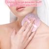 Plush puff oversized  puff talcum powder  puff body powder  pink with storage box