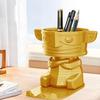 Подставка для карандашей Настольный органайзер Большая вместимость Креативная форма Многофункциональный Забавный держатель для кистей для макияжа Подставка для мобильного телефона