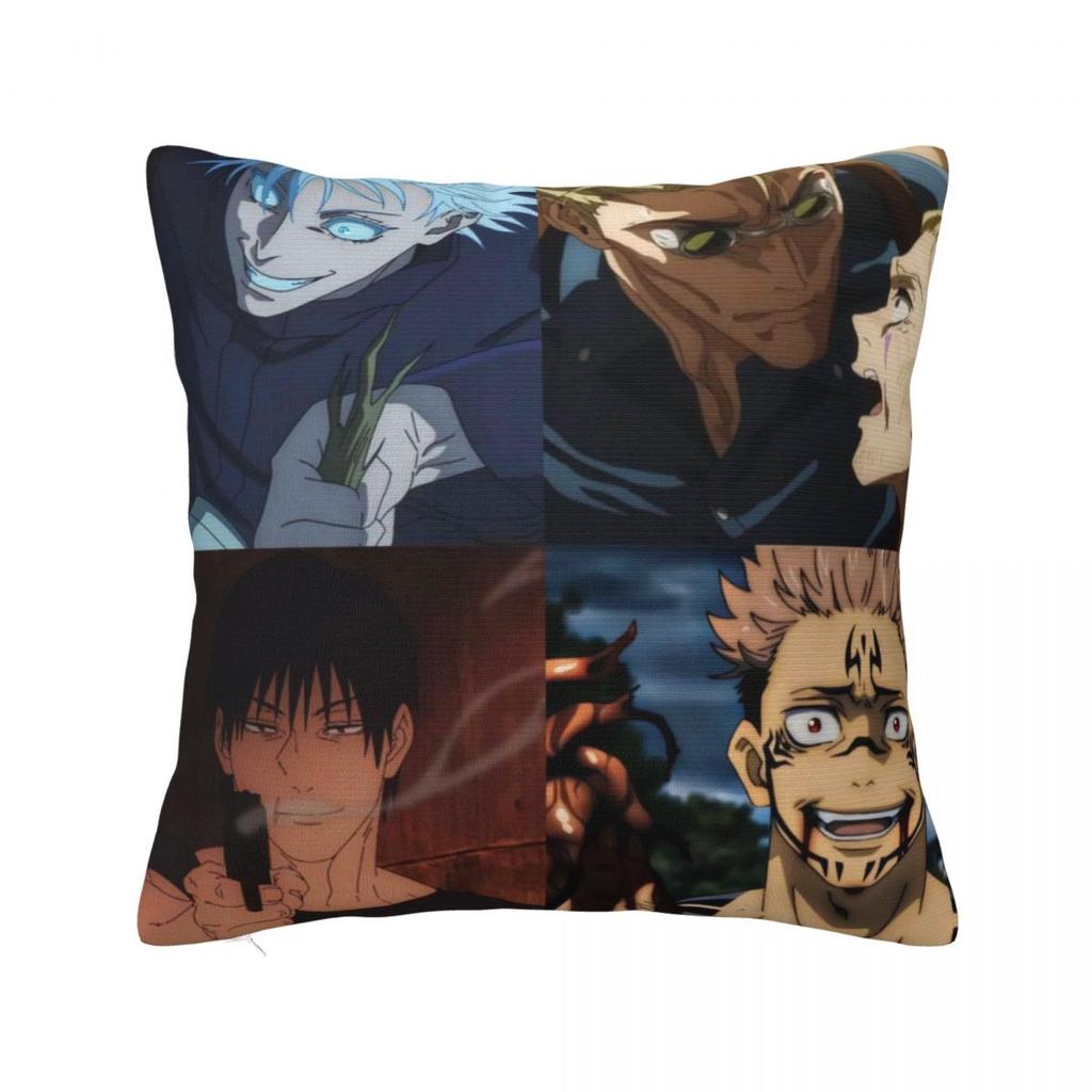 Jujutsu Kaisen Ryoiki Tenkai Pillow Cover Novelty Pillow Case For Sofa Home Decoration Cushion Cover Square Pillowcases Gift