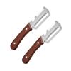 2PCS multifunctional stainless steel onion cutter paring knife bottle opener three-in-one kitchen artifact household sharp and evenly shredded multif