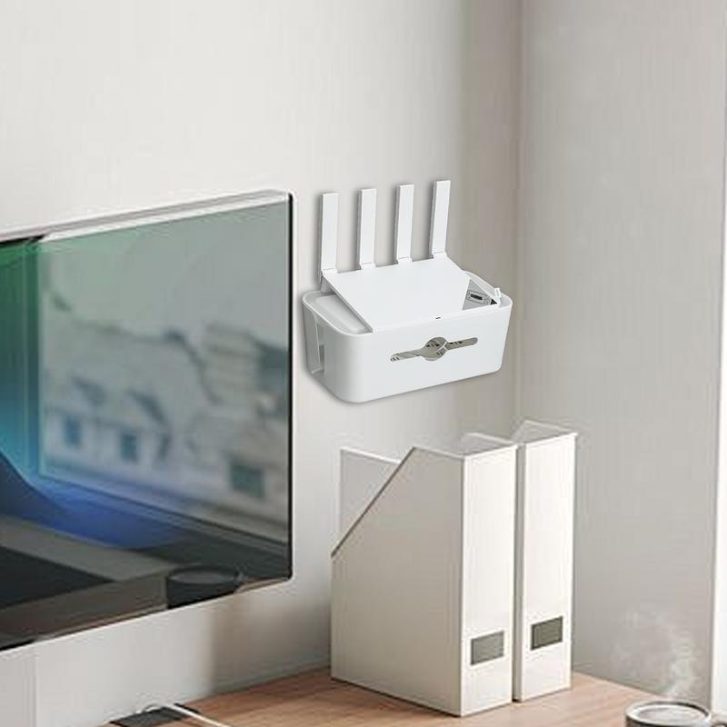 Органайзер для хранения шнуров Коробка для организации кабелей данных Нескользящее дно Органайзер для хранения электронных кабелей Пылезащитная крышка Для стола