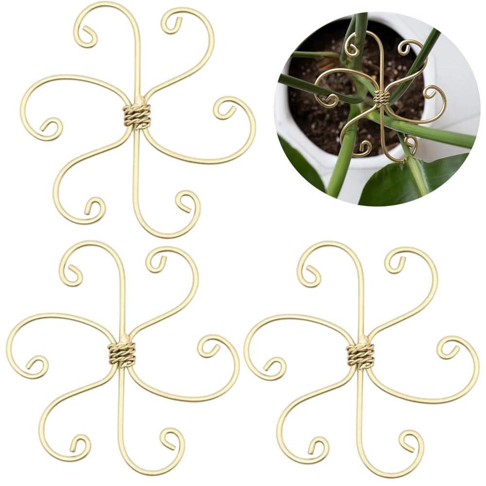 Iron Climbing Houseplant Stem Supports Heart Shape Garden Trellis Plants Growth Accessories