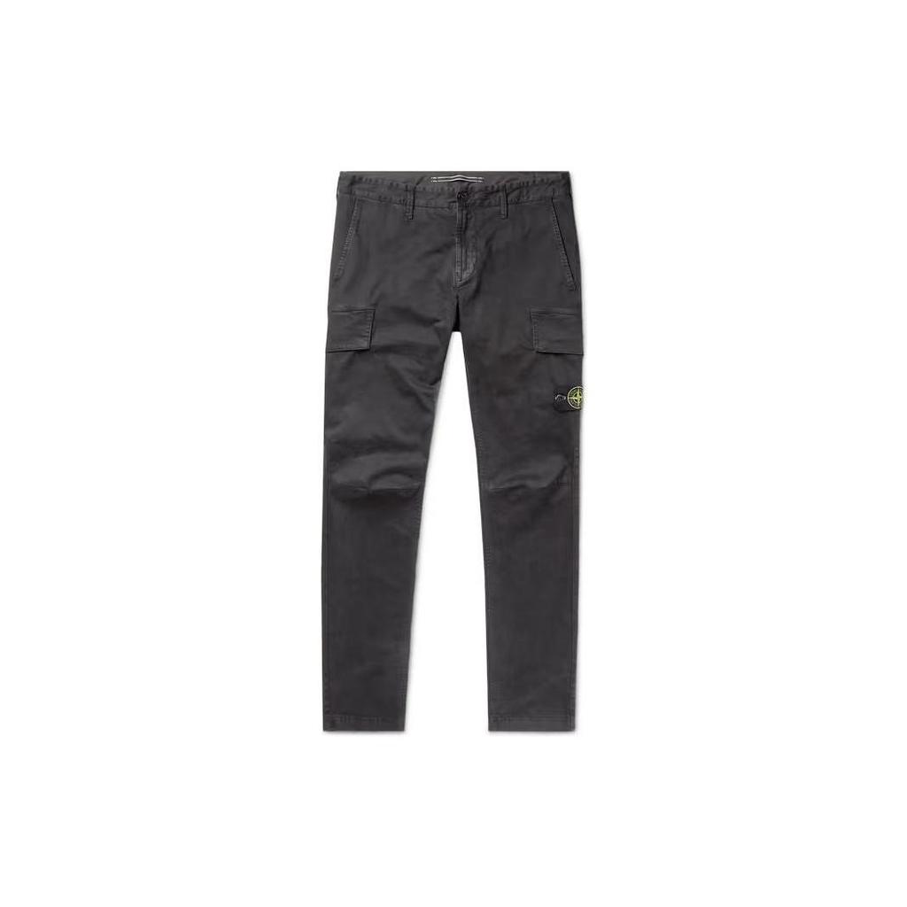 STONE ISLAND SS22 Casual Pants Men's Black 761530604-V0129
