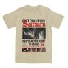 Мужская и женская футболка SALTBURN Once You Enter, повседневная футболка из 100% хлопка, летние топы