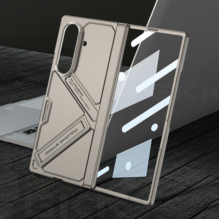 Пластиковый матовый чехол с магнитной петлей для Samsung Galaxy Z Fold 8 Ultra, тонкая защитная крышка со подставкой для внешнего экрана, чехол для Galaxy Z Fold7