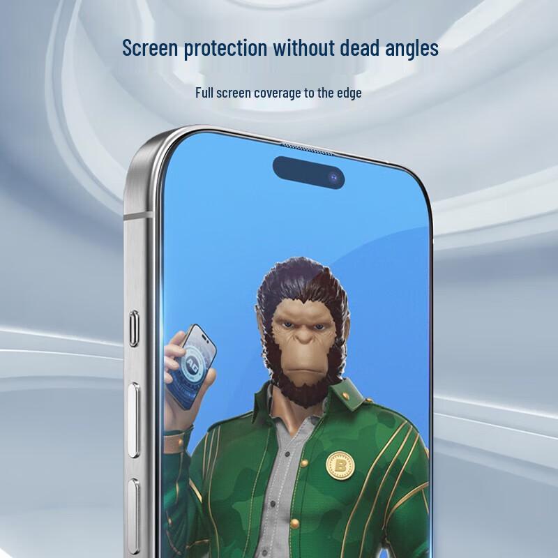 Mr. Blue Ape Matte Anti-Glare Tempered Glass for iPhone 16 Pro Max