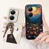 Для Xiaomi Poco M6 5G Чехол Силиконовый Роскошная Мода Цветы Каваи Милый Кот Ударопрочный Чехол для Телефона 23128PC33I