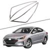 2019 Elantra Гальванизированная рамка накладки фары для украшения