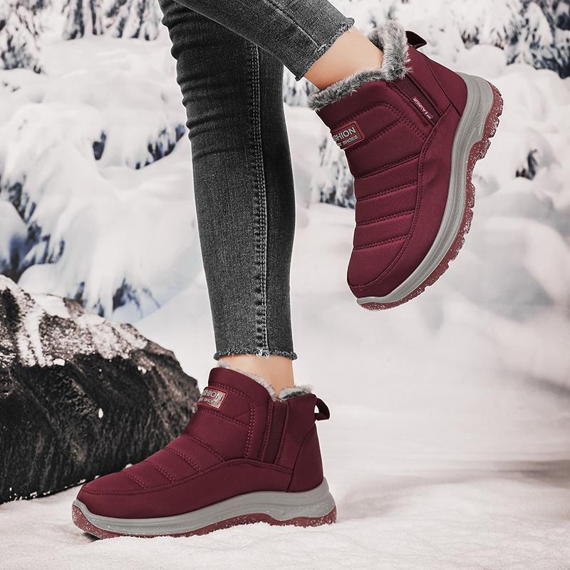 MCTIN Осенне-зимние женские толстые теплые спортивные туфли с нескользящей амортизацией, легкие высокие мужские кроссовки