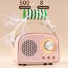 Retro Classical Music Wireless Bluetooth-compatible 5.0 With MIC Mini Radio Bluetooth Speaker
