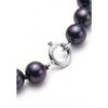 Bracelet - Pearls &amp; Colors - Véritables Perles de Culture d'Eau Douce 4-5 mm - Argent 925 - Noir - Femme