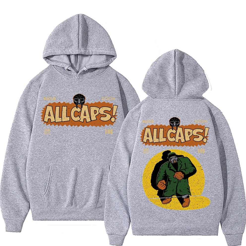 Madlib Doom толстовки с двусторонним принтом Singer Madvillain Mf Doom удивительная толстовка унисекс женская толстовка в стиле хип-хоп уличная одежда унисекс