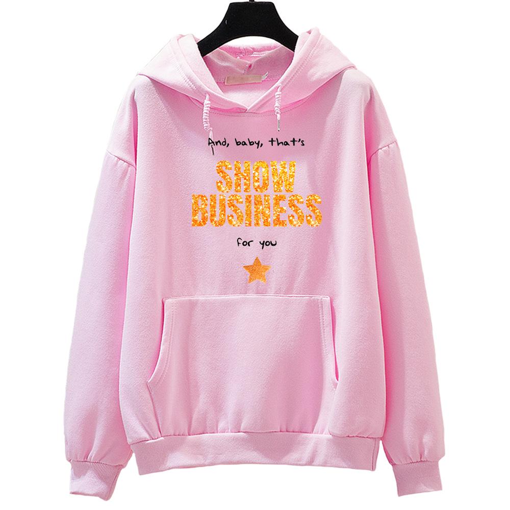 Вдохновленная Тейлор Жизнь Шоугерл Шоу-бизнес Толстовки УНИСЕКС Одежда Хлопок Идеальная Женская Толстовка Повседневные Пуловеры с Длинным Рукавом