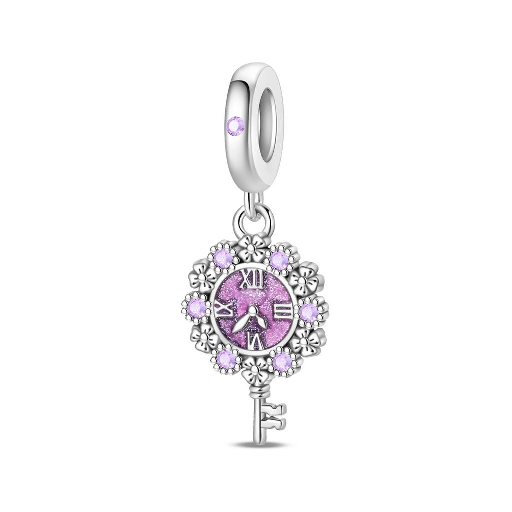 925 Silver Charms DIY Bracelet Beads Travel Camera Mailbox Heart Flower Graduation Gift for Women Fine Jewelry