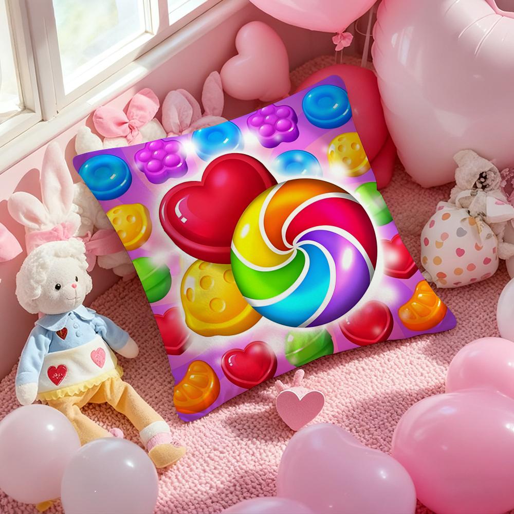 Игры C-Candy Crush Sagaes Наволочка с принтом узора Подушка для гостиной Дивана и Декор спальни