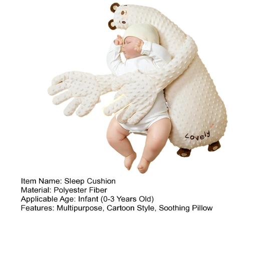 Yousheng Подушка для сна младенца для предотвращения вздрагиваний, Успокаивающая игрушка для похлопывания с успокаивающей ладошкой, Компаньон для сна для новорожденных