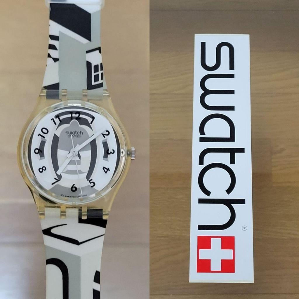 Б/у Swatch 93 PERSPECTIVE Новые Неиспользованные Рабочее состояние Состояние ремешка OK
