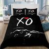 Fashion Pop Singer XO The Weeknd Bedding Sets Bed Supplies Set Duvet Cover Bed Comforter Set Bedding Set Luxury Gift