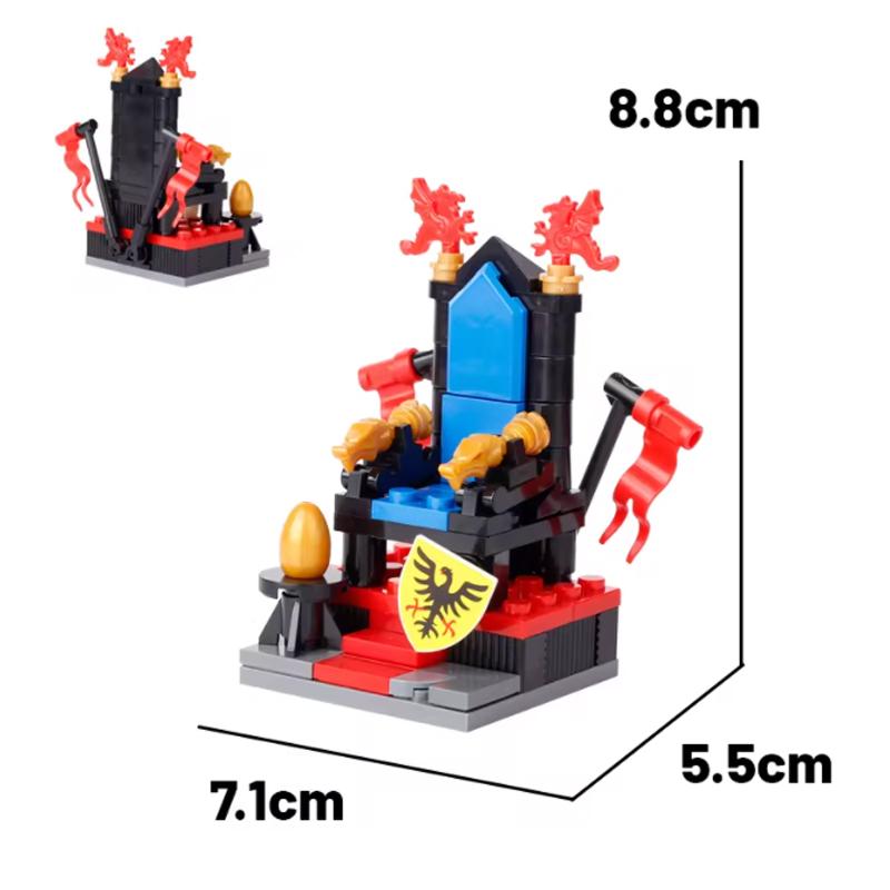 MOC Кубики Игрушки Оружие Средневековый Город Строительные Блоки Фигурки Солдат Сторожевая Башня Дозорная Башня Подвесная Клетка Щит Аксессуар Дети