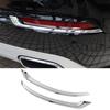Car Chrome Rear Fog Light Tail Lamp Eyelid Cover Trim for VOLVO XC90 2016-2020 Car Accessories