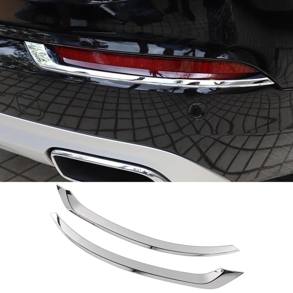 Car Chrome Rear Fog Light Tail Lamp Eyelid Cover Trim for VOLVO XC90 2016-2020 Car Accessories