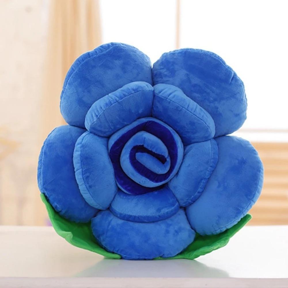 Simulated Rose Shaped Pillow Large Car Interior Cushion New Sofa Flower Cushion Home Decor