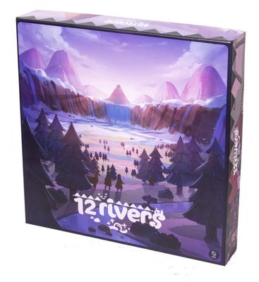 Большая настольная стратегическая игра Rivers 12 игроков минут Включен официальный перевод на японский язык Подлинный продукт Для всей семьи 2-4 45-75