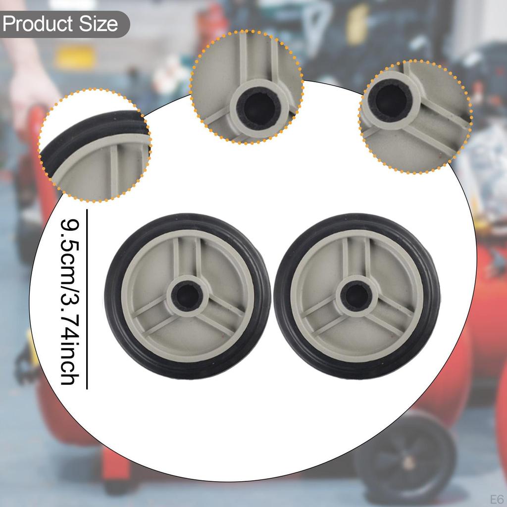 2 Air Compressor Wheels for Replacement and Transportation Needs