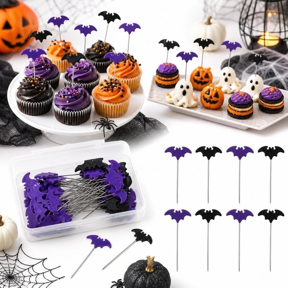 50/100Pcs Cartoon Halloween Bat Sewing Needle DIY DIY Sewing Tools Patchwork Craft