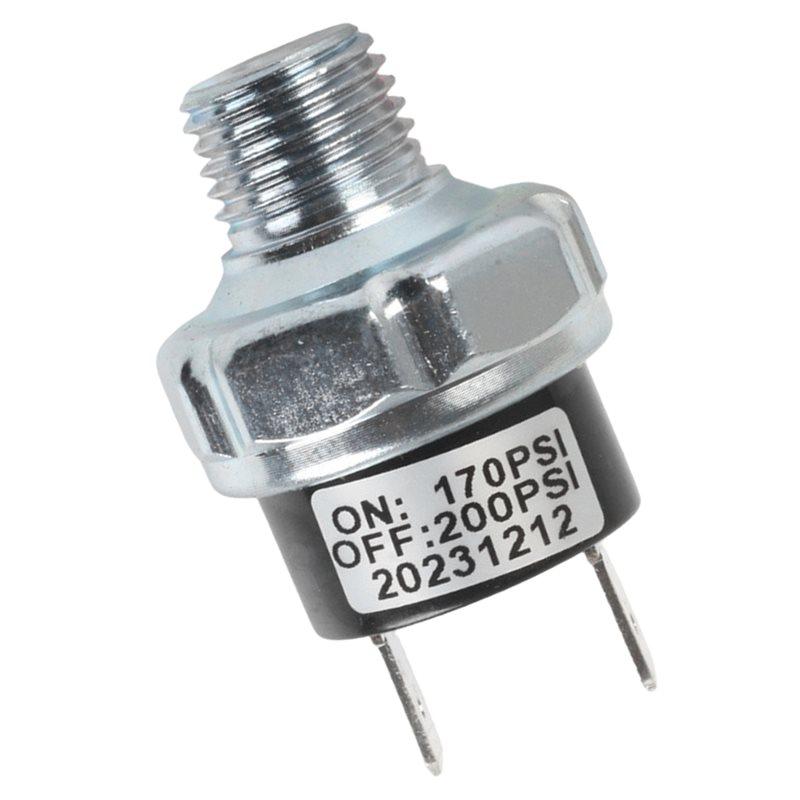 CYCLI-For Air Tanktrainair Tank Connection Pressure Switch 12/24V Compressor A:170-200PSI-1/4NPT/B:120-150PSI-1/8NPT