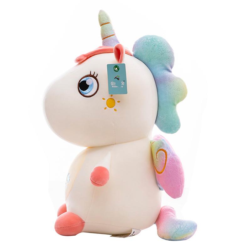Unicorn Plush Toy Cute Soft Stuffed Animal Birthday Party Home Décor for Kids Babies