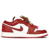 Jordan Air Jordan 1 Abrasion Resistant Low top Vintage Basketball Shoes Women's Red FJ3465-160(Team776--BOX)
