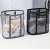 Foldable Wall-Mounted Laundry Hamper - Portable, Large Capacity Storage for Bathroom