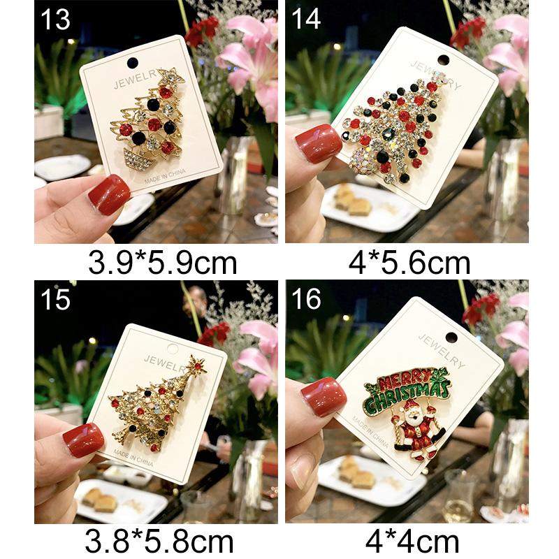 1 шт., подарки для вечеринок, хрустальные рождественские коллекции, брошь, булавки, ювелирные украшения, свадебные аксессуары