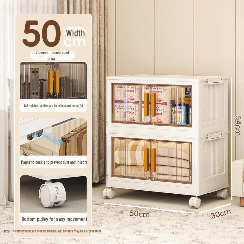 Складной шкаф большой вместимости с магнитными дверцами для детского гардероба или кухонного хранения