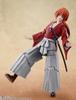 TAMASHII NATIONS S.H.Figuarts Rurouni Kenshin: Meiji Swordsman Romantic Story - Himura Kenshin, Approximately 135mm, PVC & ABS Painted Action Figure